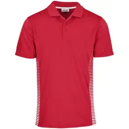 Mens Zeus Golf Shirt Red